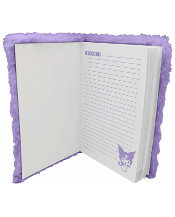 kids euroswan Pamiętnik notatnik pluszowy Kuromi