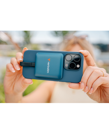 verbatim SnapBack Magnetic SSD Blue Metalic MagSave 2TB, Apple ProRes 4K 60 kl/s