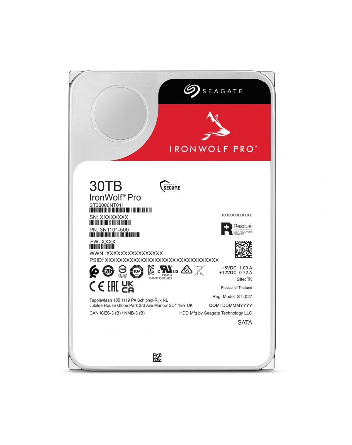 seagate Dysk IronWolf Pro 30TB 3,5 cala ST30000NT011 główny