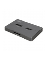 digitus Stacja dokująca USB-C 3.2 Gen2 dla dysków SSD M.2 Duo NVMe oraz SATA (max. 2x 4 TB) z czytnikiem kart SD-Express 7.1 (max. 2 TB), czarna - nr 13
