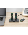 digitus Stacja dokująca USB-C 3.2 Gen2 dla dysków SSD M.2 Duo NVMe oraz SATA (max. 2x 4 TB) z czytnikiem kart SD-Express 7.1 (max. 2 TB), czarna - nr 28