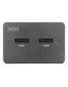 digitus Stacja dokująca USB-C 3.2 Gen2 dla dysków SSD M.2 Duo NVMe oraz SATA (max. 2x 4 TB) z czytnikiem kart SD-Express 7.1 (max. 2 TB), czarna - nr 30