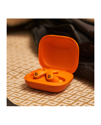 apple Słuchawki Powerbeats Fit - bezprzewodowe douszne słuchawki sportowe - pomarańczowa iskra