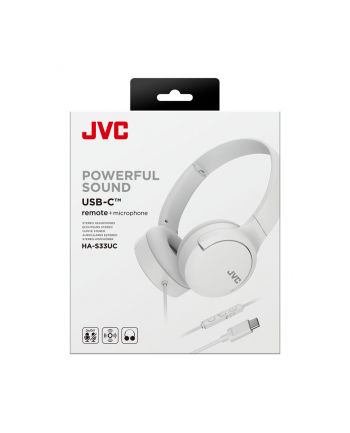 jvc Słuchawki HA-S33UC białe