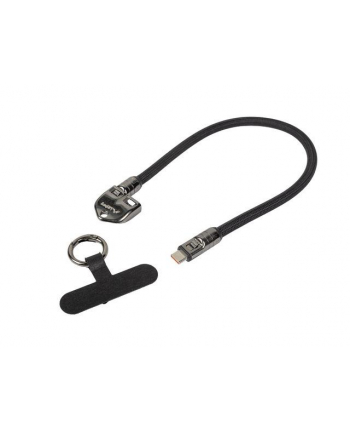 lanberg Kabel USB-C M/M SMYCZ/BRELOK 0.3M 240W czarny nr 1
