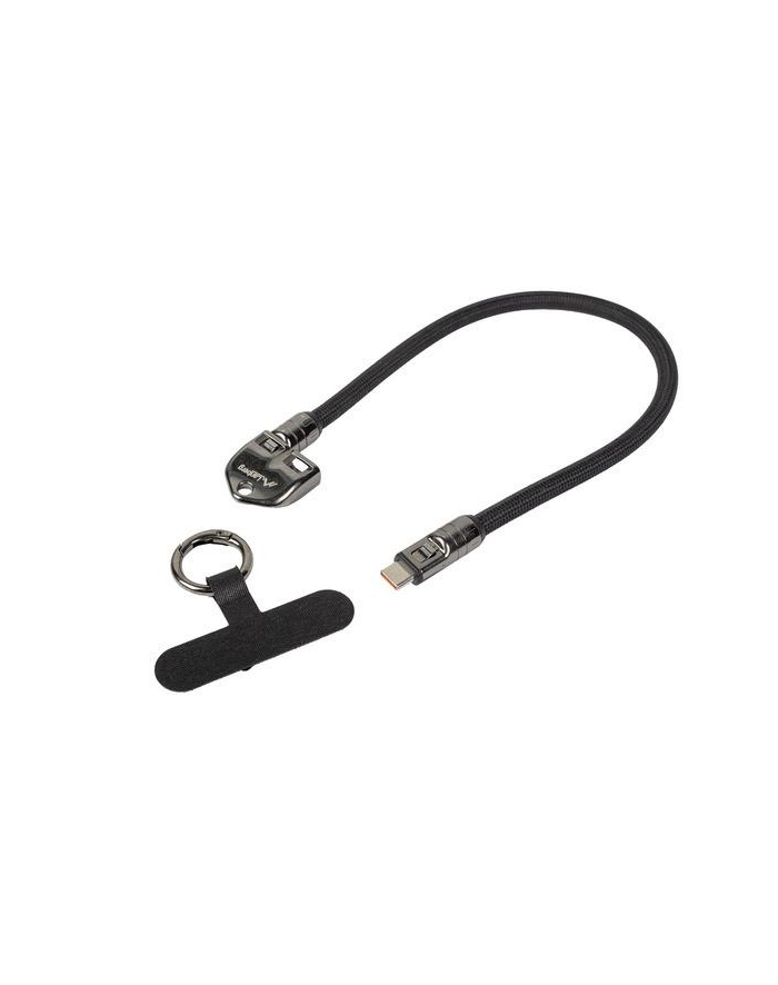 lanberg Kabel USB-C M/M SMYCZ/BRELOK 0.3M 240W czarny główny