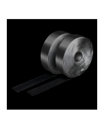 logilink Zestaw samoprzylepnych taśm kablowych,5m,czarny nr 2