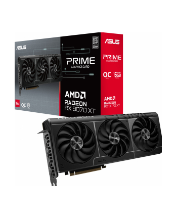asus Karta graficzna RX 9070 XT PRIME OC 16 GB GDDR6 256bit DP/HDMI