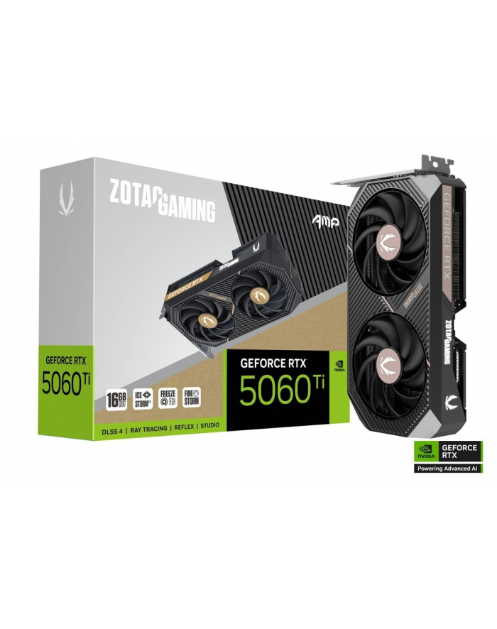 zotac Karta graficzna GeForce RTX 5060 Ti 16GB AMP GDDR7 128bit 3DP/HDMI główny