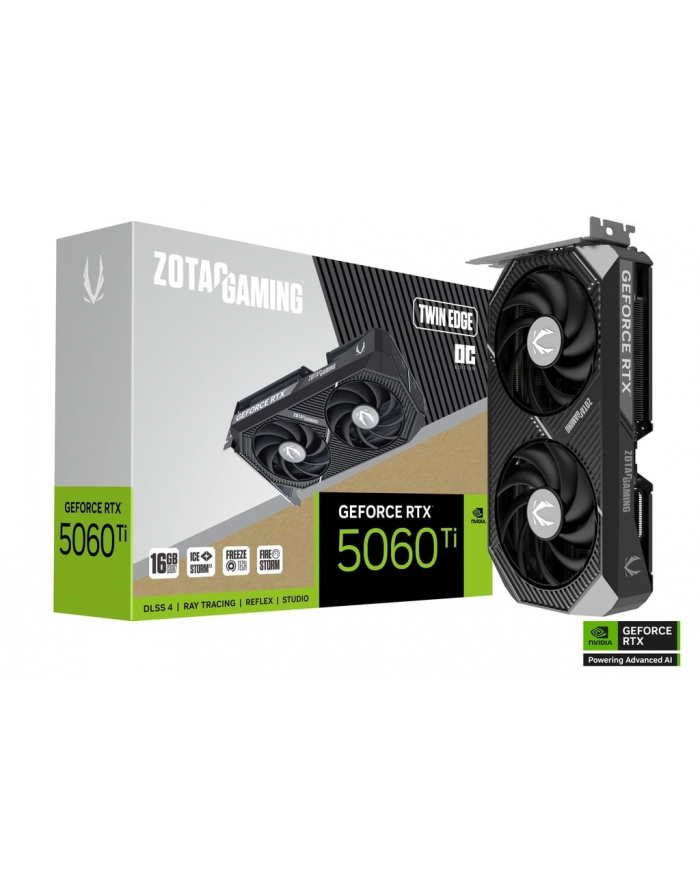 zotac Karta graficzna GeForce RTX 5060 Ti 16GB TWIN EDGE OC GDDR7 128bit 3DP/HDMI główny
