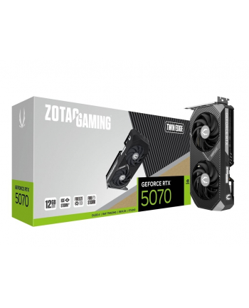 zotac Karta graficzna GeForce RTX 5070 TWIN EDGE 12GB GDDR7 192bit 3DP/HDMI