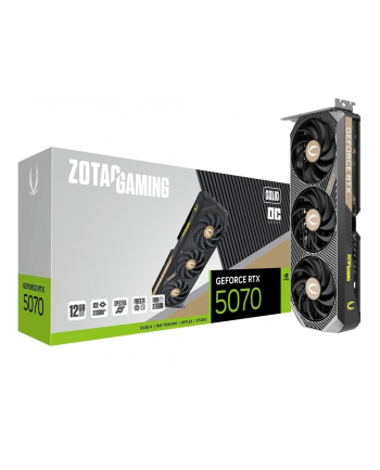 zotac Karta graficzna GeForce RTX 5070 SOLID OC 12GB GDDR7 192bit 3DP/HDMI nr 2
