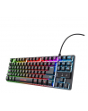 trust Podświetlana klawiatura gamingowa GTX 833 Thado TKL czarna - nr 4
