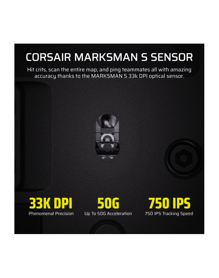 corsair Mysz bezprzewodowa Scimitar Elite Wireless SE Gun Metal 33000 DPI główny