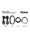 iiyama Monitor 31,5 cala XB3294UHSCP-B1.4K,VA,2xHDMI,DP,USB-C dock 95W, PIP,RJ45, 400cd, 2ms, 4xUSB, KVM,Sync,2x5W, HAS (150) PIVOT, - nr 18