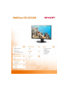 sharp Monitor MultiSync DD-EA242W 24.1 cala  czarny - nr 2