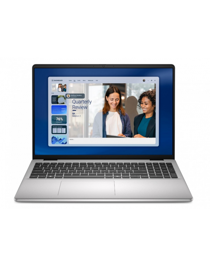 Laptop Dell 16 DC16256 W11P R5-220|16GB|512GB|AMD Radeon|FgrPr|WLAN+BT|16.0 FHD+|Backlit Kb|4C|65W|3YPS Platinum Silver (Metal) główny