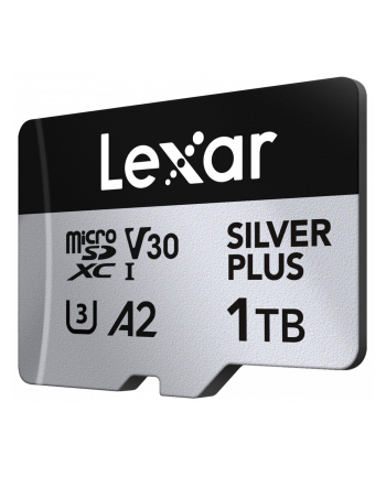 lexar Karta pamięci microSD 1TB C10 A2 U3 V30 205/150MB/s Silver Plus