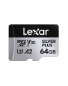 lexar Karta pamięci microSD 64GB C10 A2 U3 V30 205/100MB/s Silver Plus - nr 10