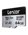 lexar Karta pamięci microSD 64GB C10 A2 U3 V30 205/100MB/s Silver Plus - nr 8