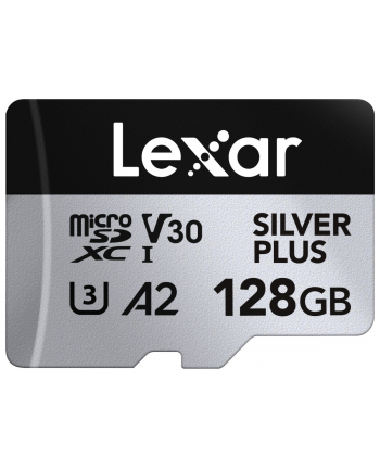 lexar Karta pamięci microSD 128GB C10 A2 U3 V30 205/150MB/s Silver Plus nr 2