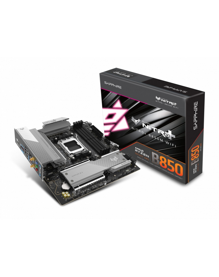 sapphire technology Płyta głóna NITRO+ B850M WIFI AM5 4DDR5 mATX główny