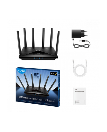 cudy Router BE6500 Gigabit Dual Band Wi-Fi 7