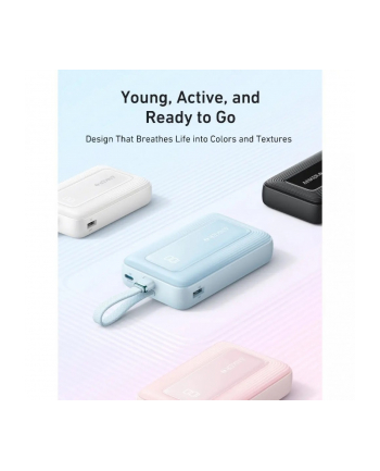 anker Powerbank ZOLO 10000mAh 30W wbudowany kabel USB-C, czarny nr 2