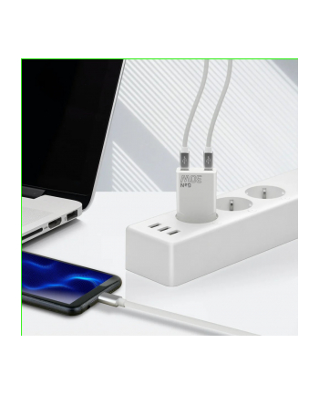 everactive Ładowarka sieciowa SUPER SLIM QC 4+ 30W 2XUSB-C biała SC-385Q