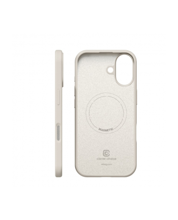 crong Etui Color Cover Magnetic iPhone 17 MagSafe Kamienny beż