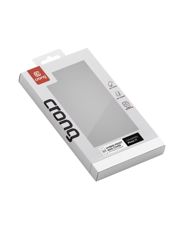 crong Etui Hybrid Frost MAG Cover iPhone 17 MagSafe Czarne główny