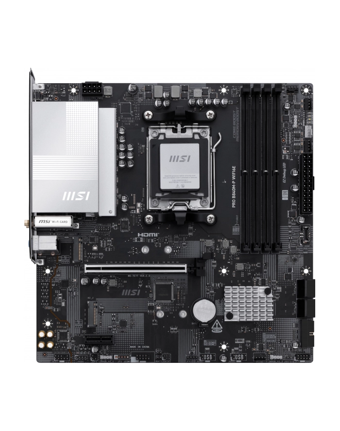 msi Płyta główna PRO B840M-P WIFI6E AM5 4DDR5 ATX główny
