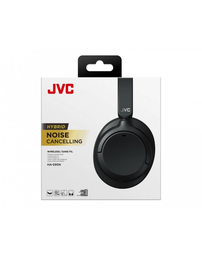 jvc Słuchawki bezprzewodowe HA-S95N-B-U czarne główny