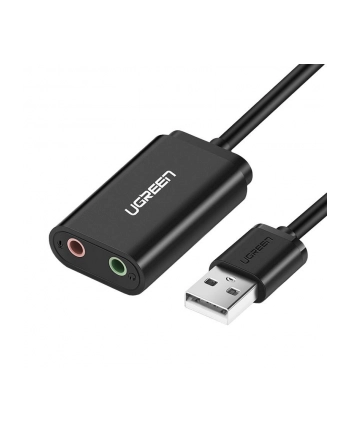 Ugreen Zewnętrzna karta dźwiękowa muzyczna adapter USB - mini jack