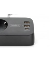 digitus Listwa zasilająca biurkowa, 3 gniazda Schuko, 2x USB-A (2x 12W), 1x USB-C (30W) z zaciskiem na blat, kabel 1,5m, czarna - nr 19