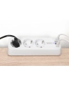 digitus Listwa zasilająca biurkowa, 3 gniazda Schuko, 2x USB-A (2x 12W), 1x USB-C (30W) z zaciskiem na blat, kabel 1,5m, biała - nr 4