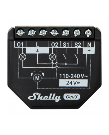 Shelly Bezprzewodowy Element Wykonawczy 2Pm Gen3 2PMGEN3
