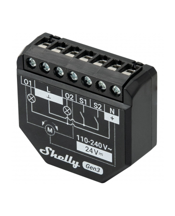 Shelly Bezprzewodowy Element Wykonawczy 2Pm Gen3 2PMGEN3