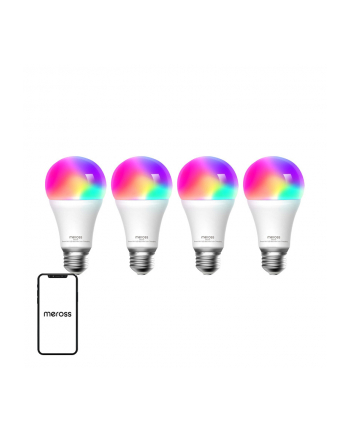Meross Inteligentna Żarówki Led, Rgbww, 4 Szt.