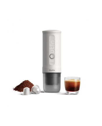 Outin Nano przenośny ekspres do kawy – biały