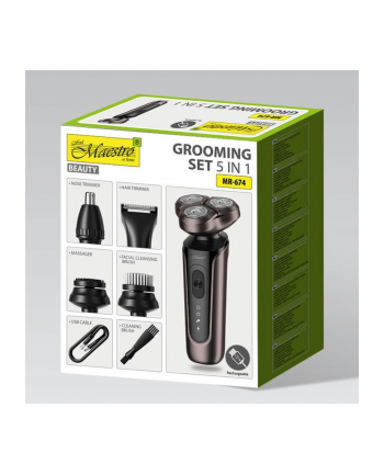 feel-maestro Zestaw do golenia 5w1 USB  MR-674
