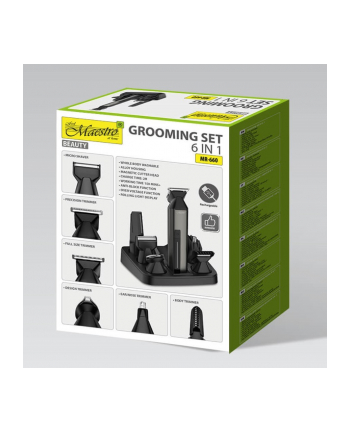 feel-maestro Zestaw do strzyżenia włosów 6w1 USB MR-660
