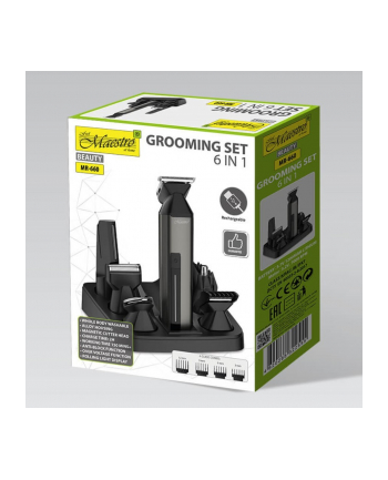 feel-maestro Zestaw do strzyżenia włosów 6w1 USB MR-660