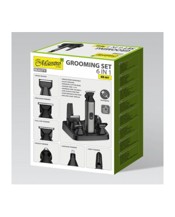 feel-maestro Zestaw do strzyżenia włosów 6w1 USB MR-661
