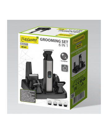 feel-maestro Zestaw do strzyżenia włosów 6w1 USB MR-661