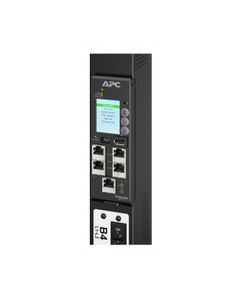 apc Listwa Rack PDU APDU11350SM Advanced, Switched Metered Outlet, 17.3kW, 3PH, 415V, 30A, 530P6, 48 gniazd
