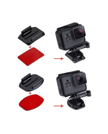 PULUZ Zestaw naklejek i mocowań 3M Puluz do Osmo Action / GoPro