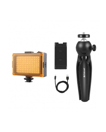 Puluz Zestaw do nagrywania live statyw + lampa LED + klamra na telefon PKT3131B