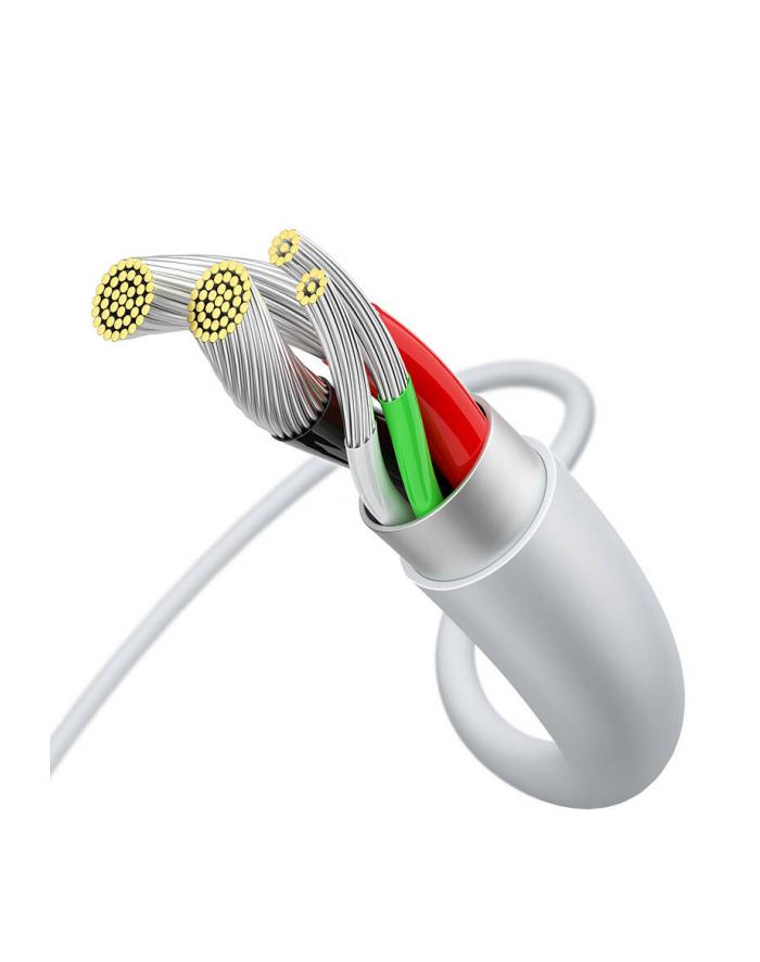 Baseus Kabel Usb Do Micro Superior Series, 2A, 1M (Biały) (Bsu2824Wht) główny