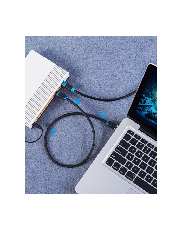 Vention Sieciowy Kat.8 Sftp Ikabf 1M Czarny (56648) główny